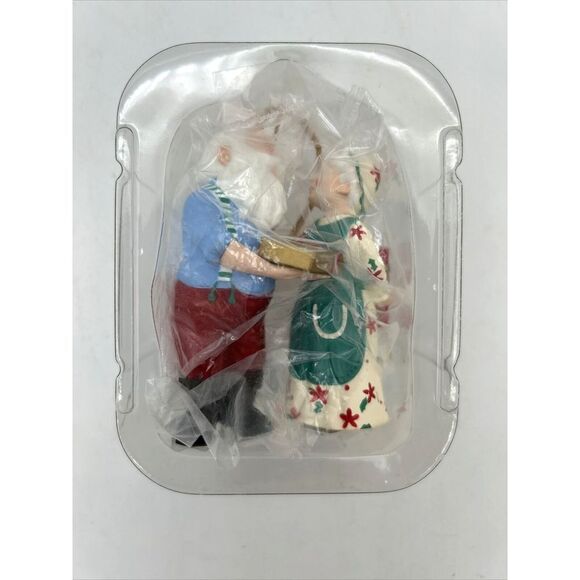 Mr & Mrs Claus Hallmark Ornament-1991 Checking His List-1992 Gift Exchange Lot 2 - Picture 5 of 8